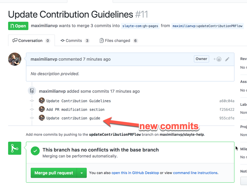 Active Pull Request